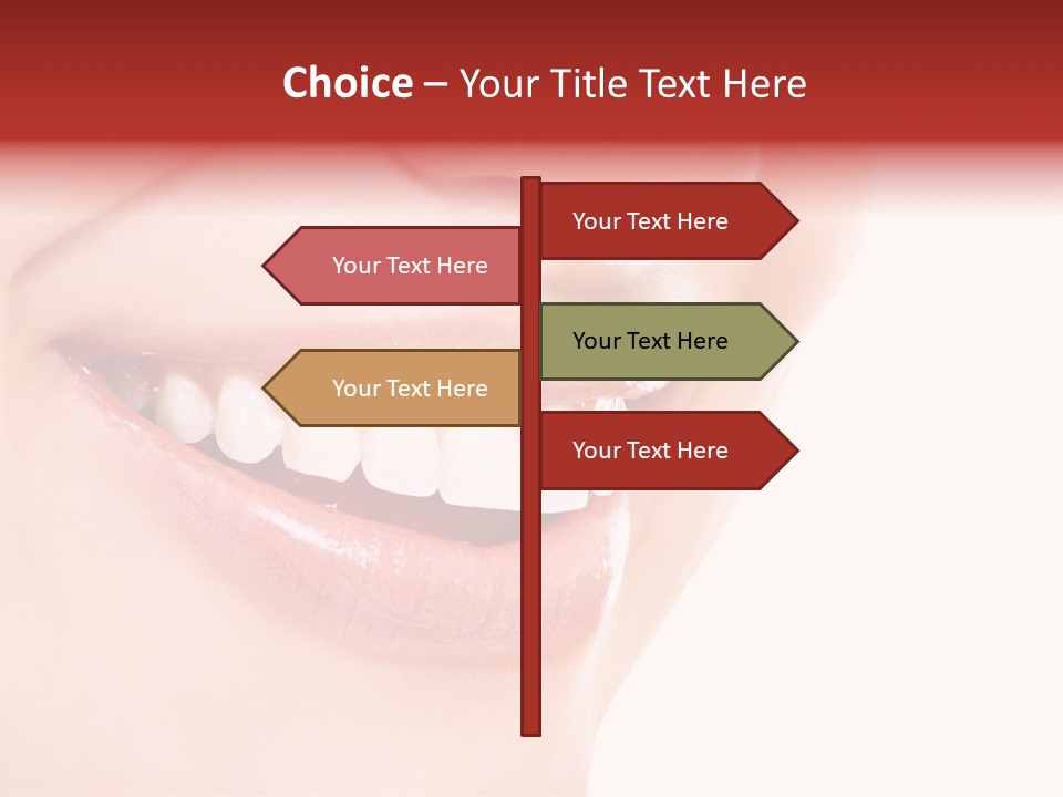 White Beauty Cheerful PowerPoint Template