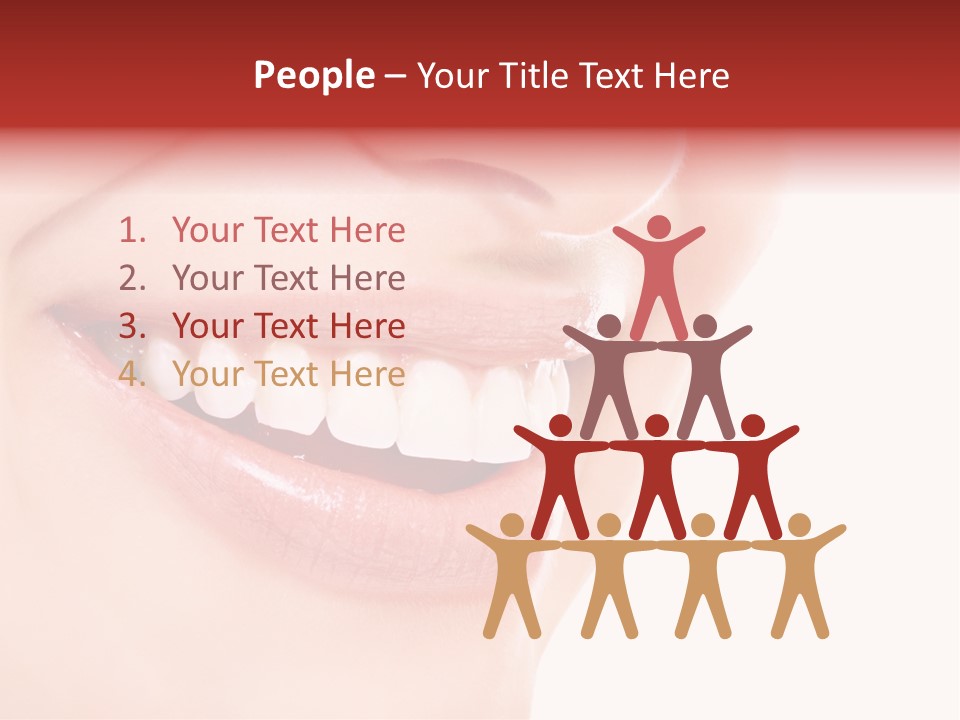 White Beauty Cheerful PowerPoint Template