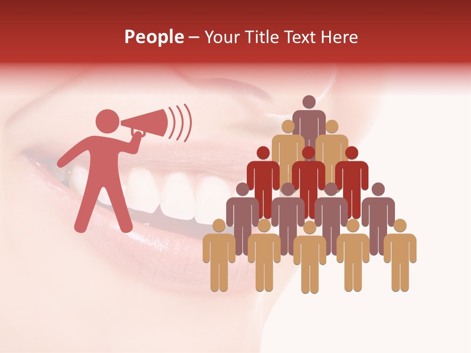 White Beauty Cheerful PowerPoint Template