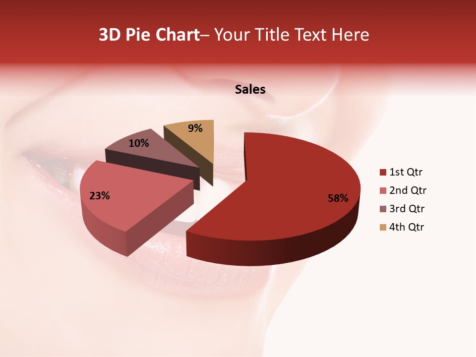 White Beauty Cheerful PowerPoint Template