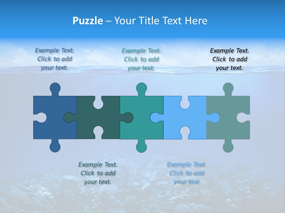 Waterline Seaweed Alga PowerPoint Template