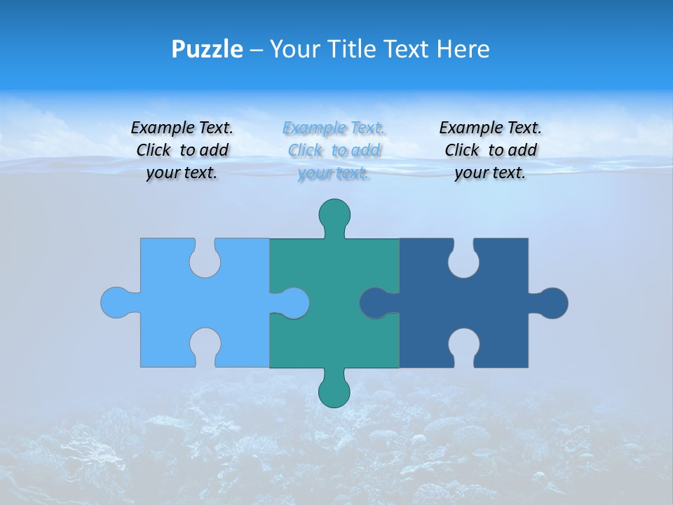 Waterline Seaweed Alga PowerPoint Template