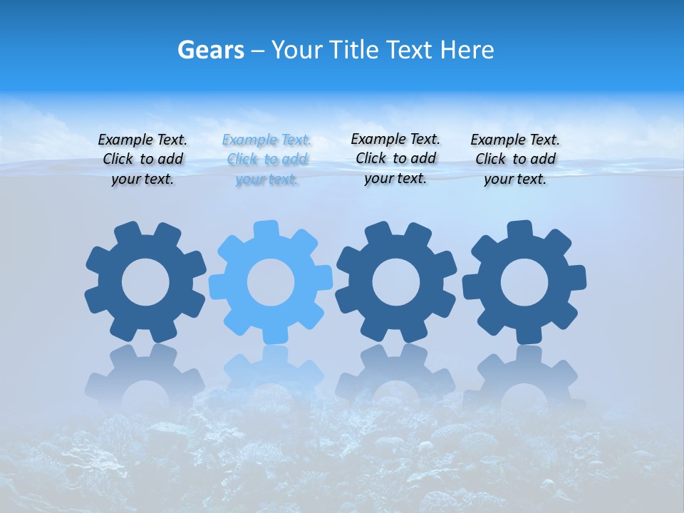 Waterline Seaweed Alga PowerPoint Template