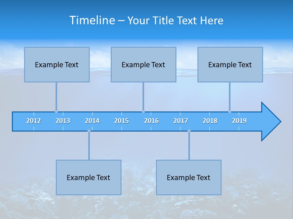 Waterline Seaweed Alga PowerPoint Template