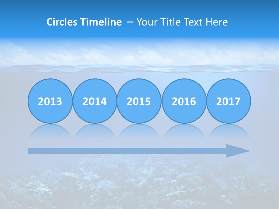 Waterline Seaweed Alga PowerPoint Template