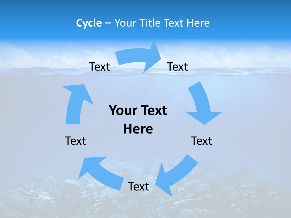 Waterline Seaweed Alga PowerPoint Template
