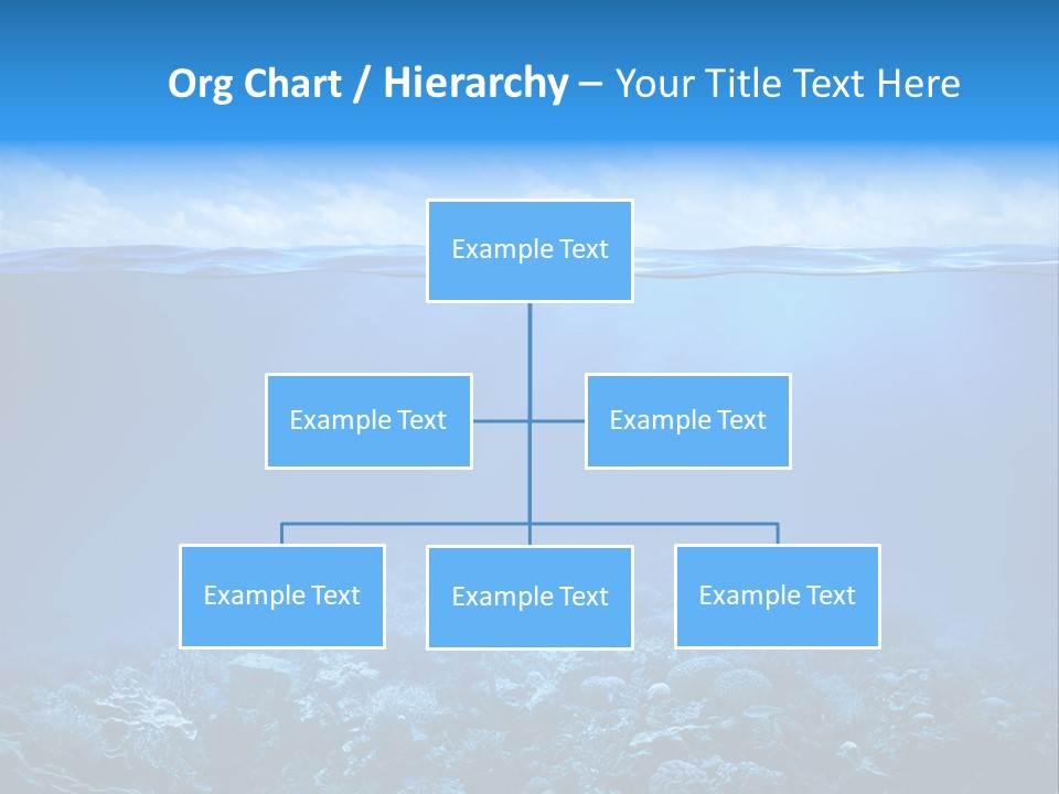 Waterline Seaweed Alga PowerPoint Template