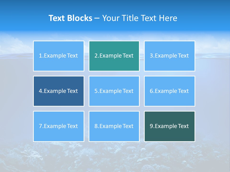 Waterline Seaweed Alga PowerPoint Template