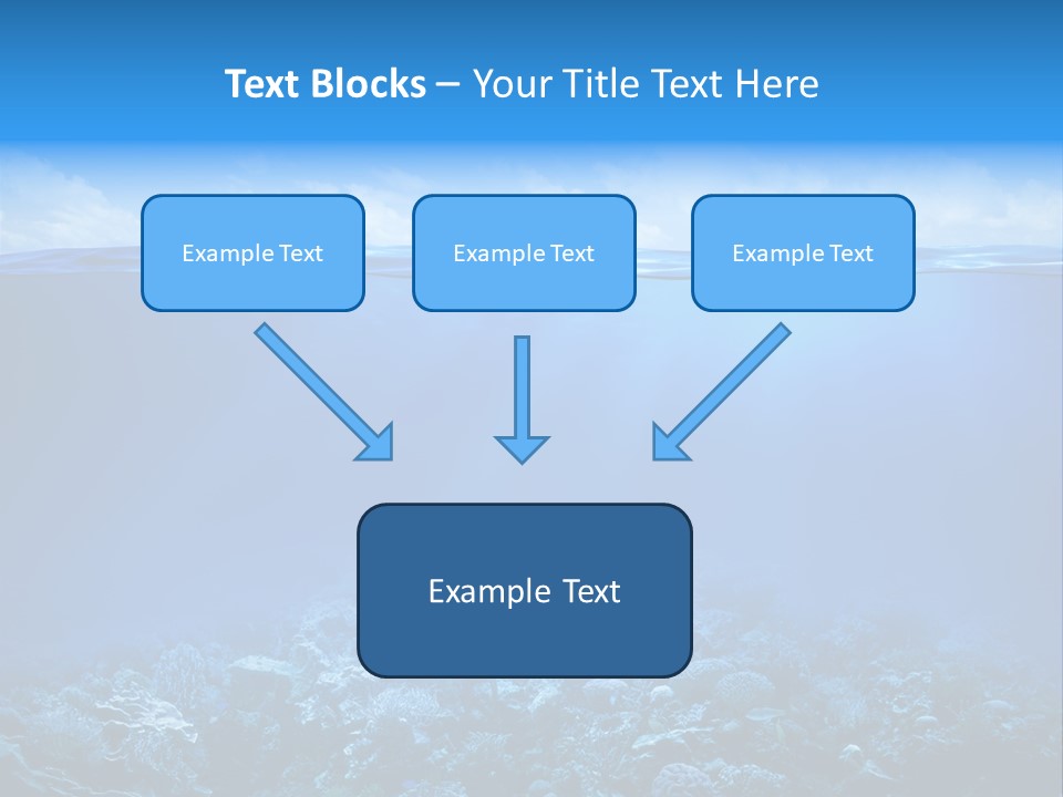 Waterline Seaweed Alga PowerPoint Template