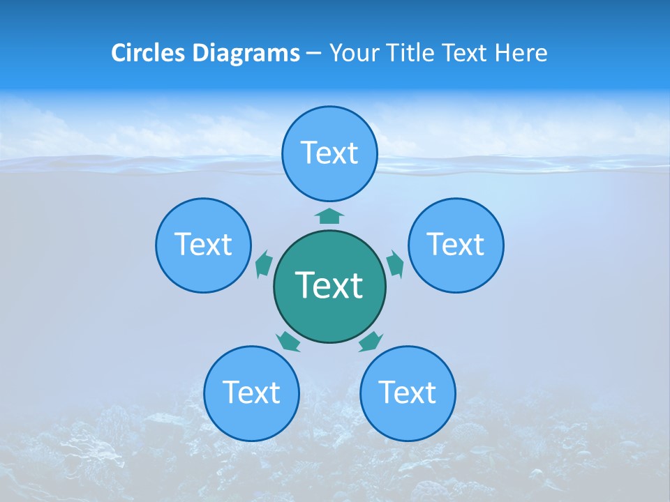 Waterline Seaweed Alga PowerPoint Template