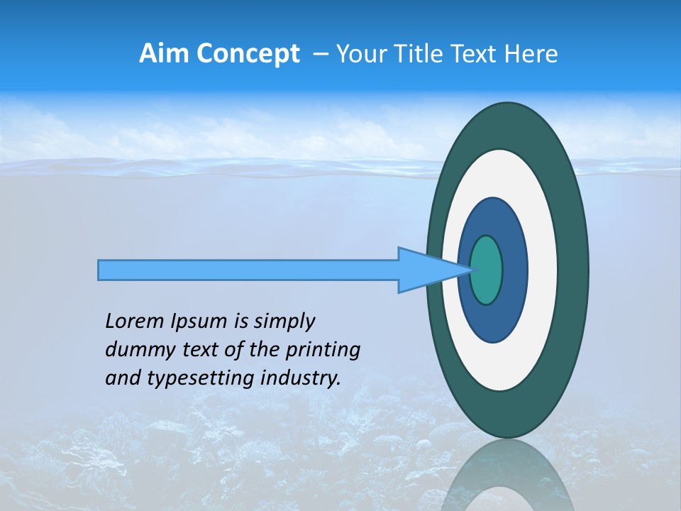 Waterline Seaweed Alga PowerPoint Template