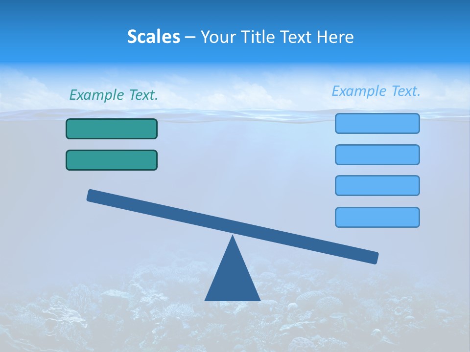Waterline Seaweed Alga PowerPoint Template