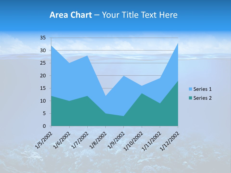 Waterline Seaweed Alga PowerPoint Template
