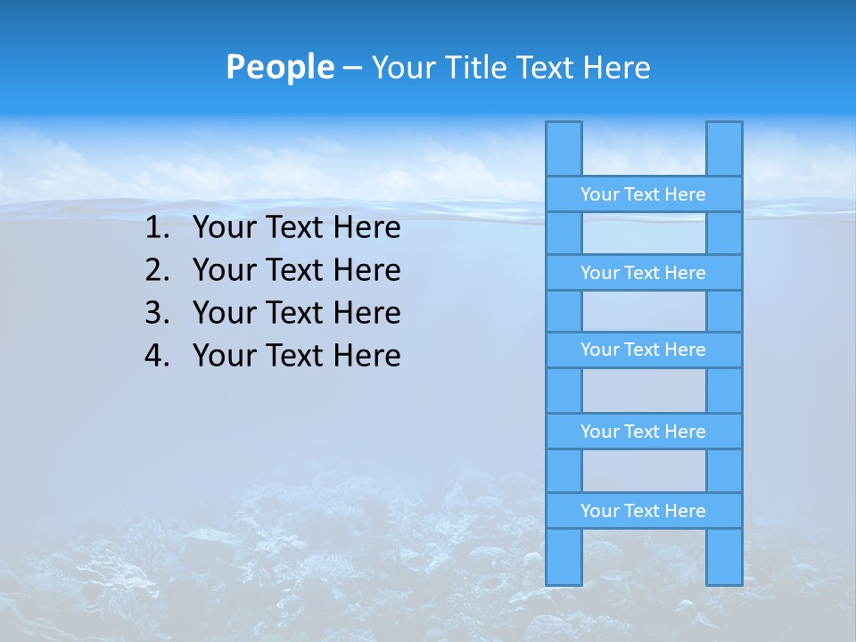 Waterline Seaweed Alga PowerPoint Template