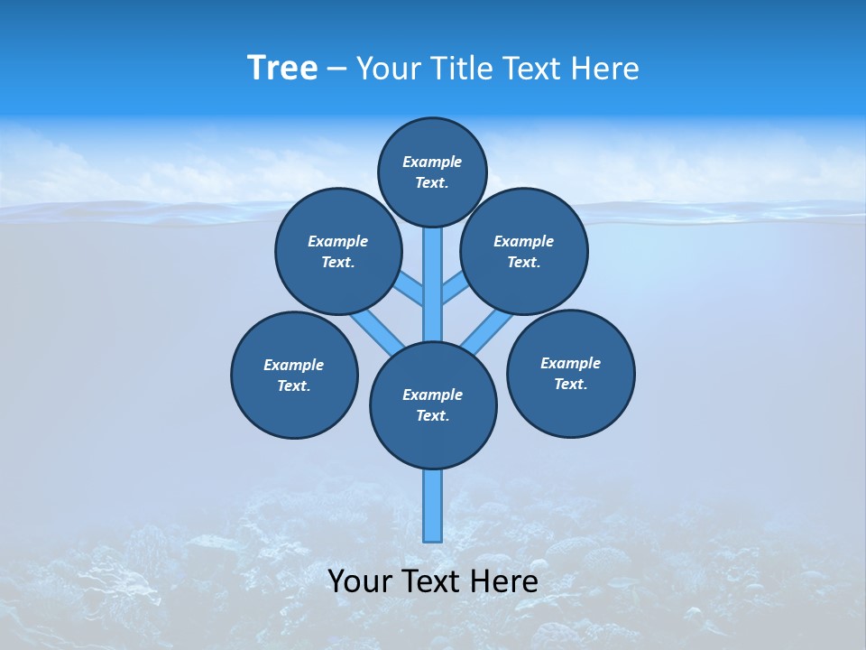 Waterline Seaweed Alga PowerPoint Template