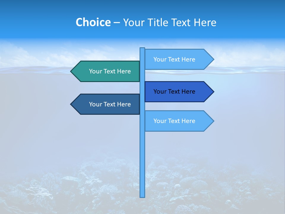 Waterline Seaweed Alga PowerPoint Template