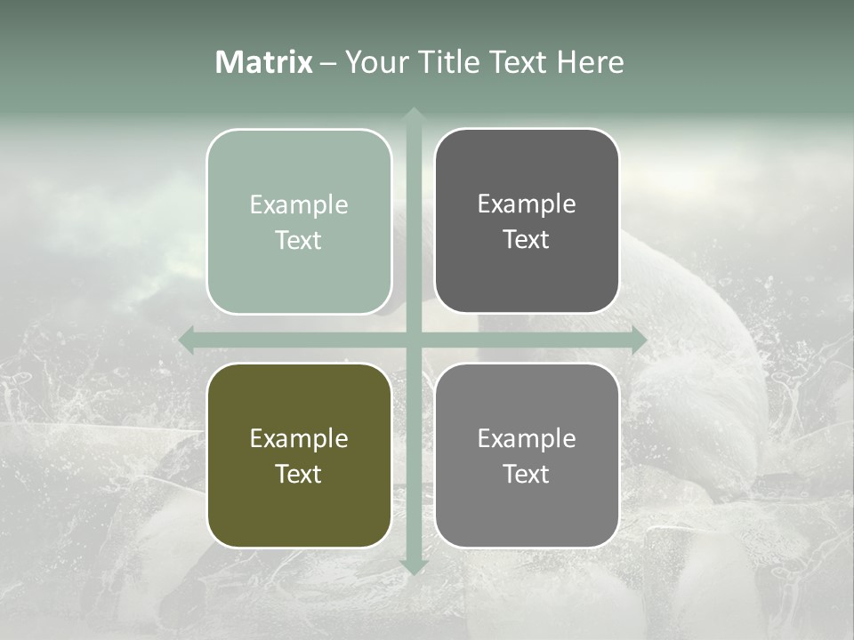 Predator Winter Extinct PowerPoint Template