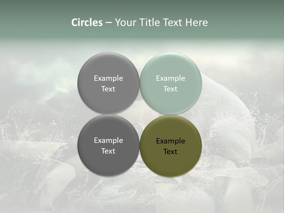 Predator Winter Extinct PowerPoint Template