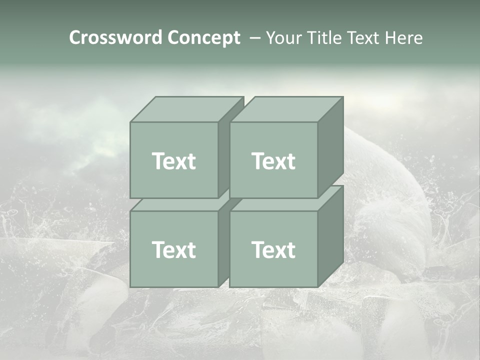 Predator Winter Extinct PowerPoint Template