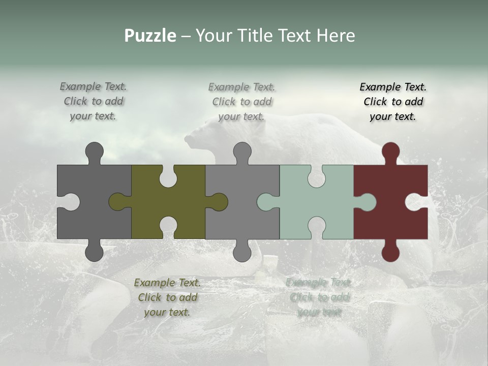 Predator Winter Extinct PowerPoint Template