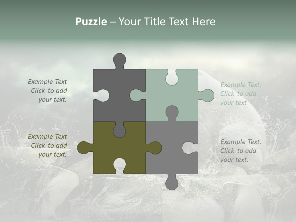 Predator Winter Extinct PowerPoint Template