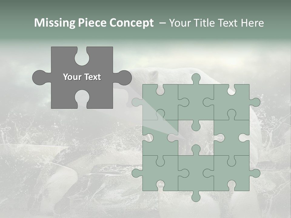 Predator Winter Extinct PowerPoint Template