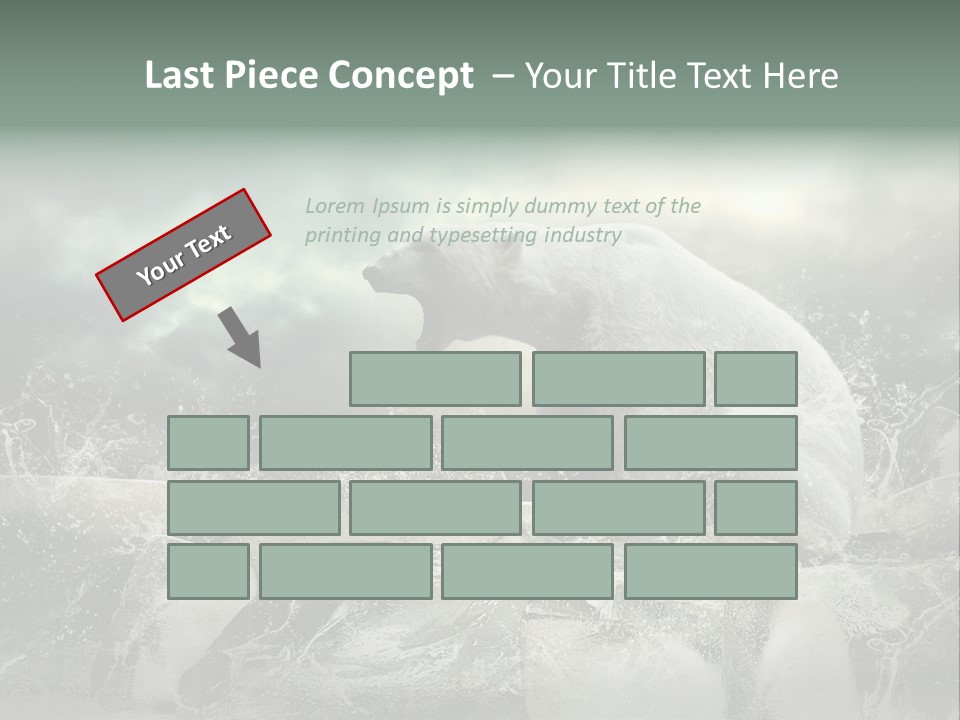 Predator Winter Extinct PowerPoint Template