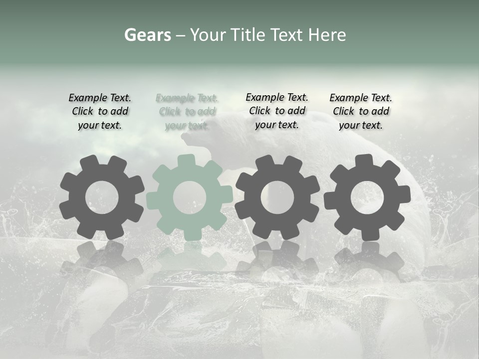 Predator Winter Extinct PowerPoint Template