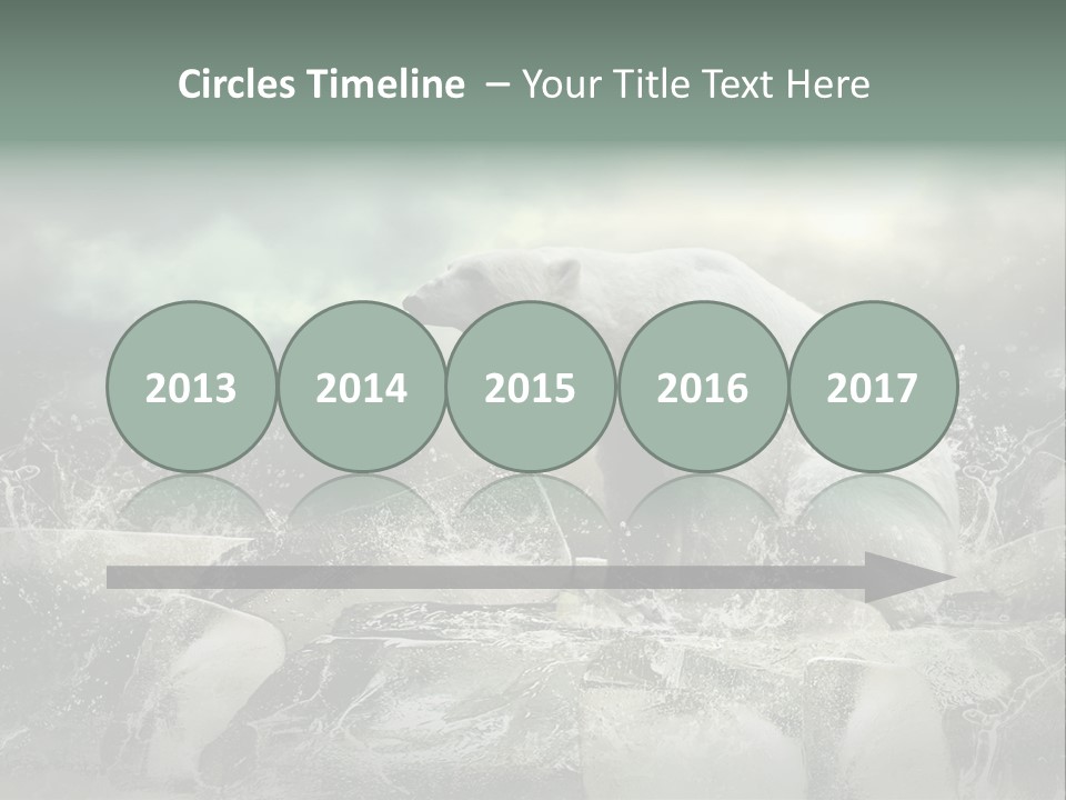 Predator Winter Extinct PowerPoint Template