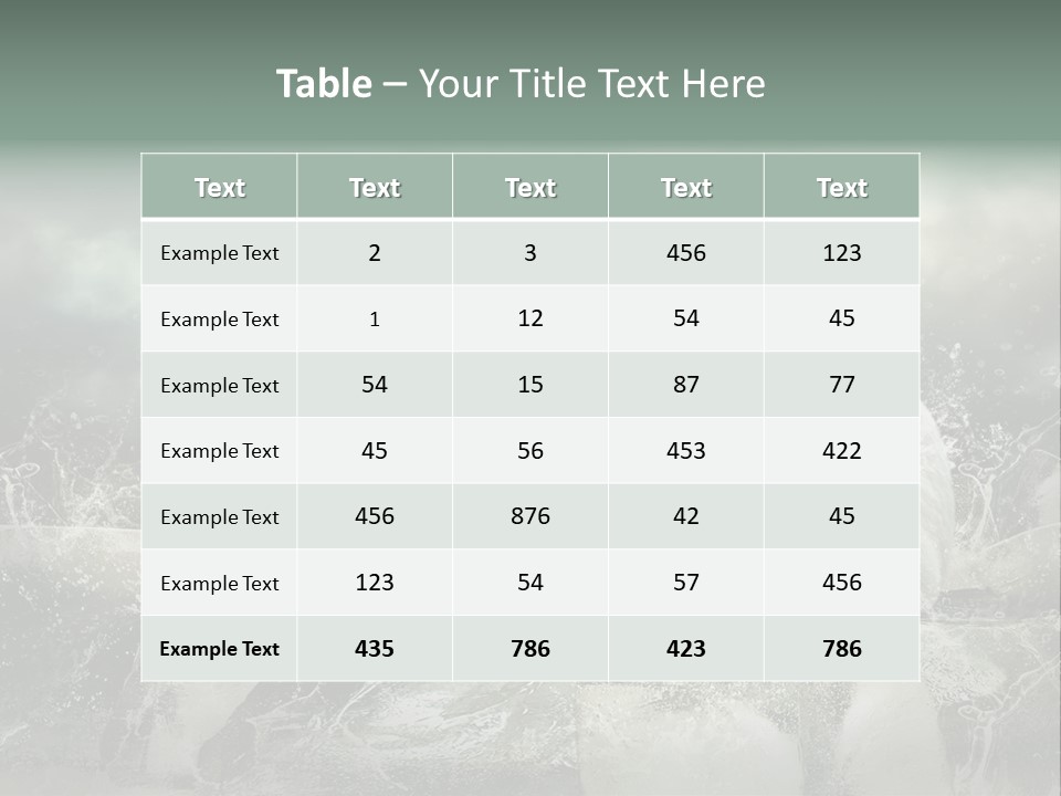 Predator Winter Extinct PowerPoint Template