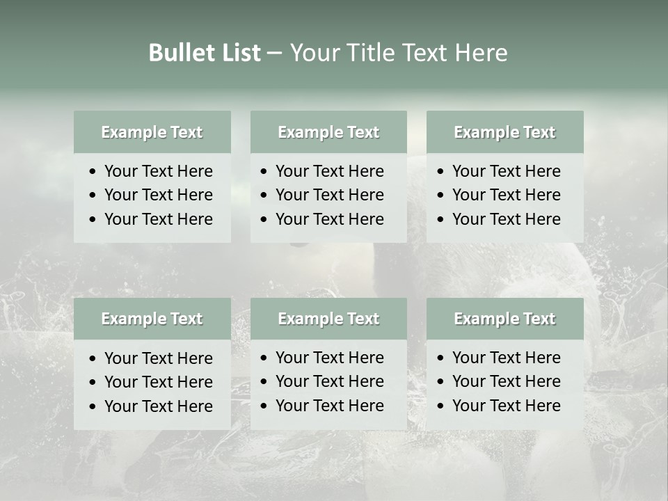 Predator Winter Extinct PowerPoint Template