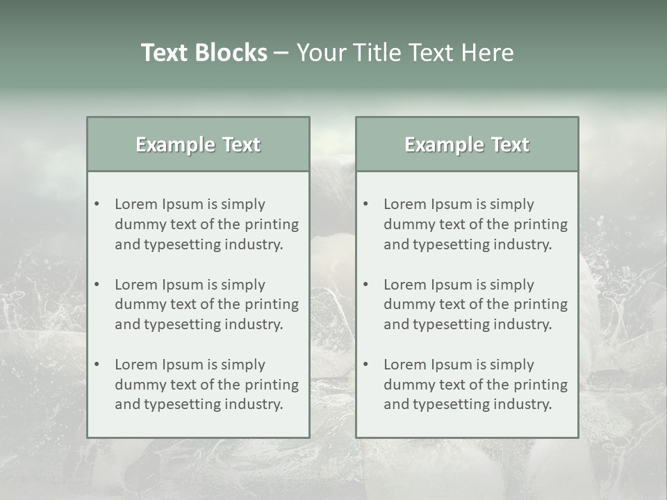 Predator Winter Extinct PowerPoint Template