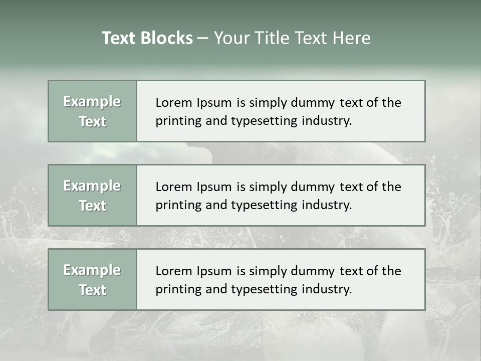Predator Winter Extinct PowerPoint Template