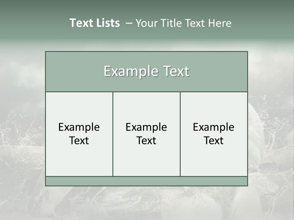 Predator Winter Extinct PowerPoint Template