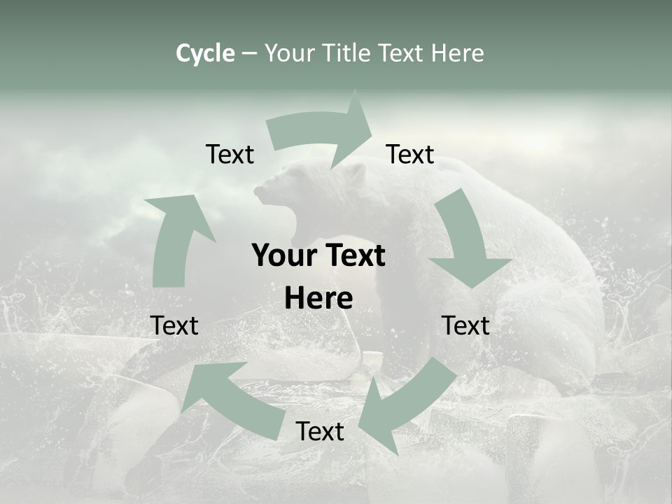 Predator Winter Extinct PowerPoint Template