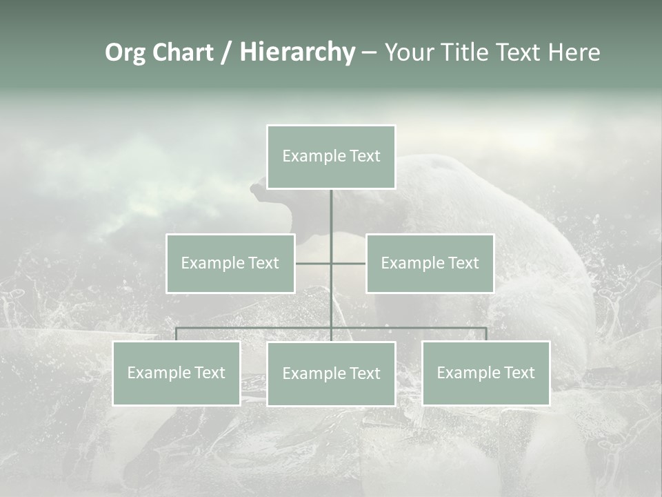 Predator Winter Extinct PowerPoint Template