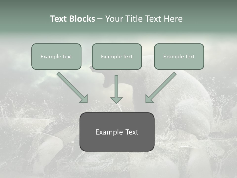 Predator Winter Extinct PowerPoint Template