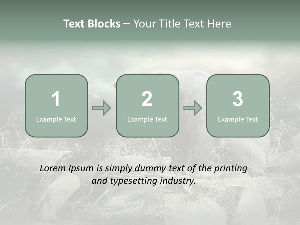 Predator Winter Extinct PowerPoint Template