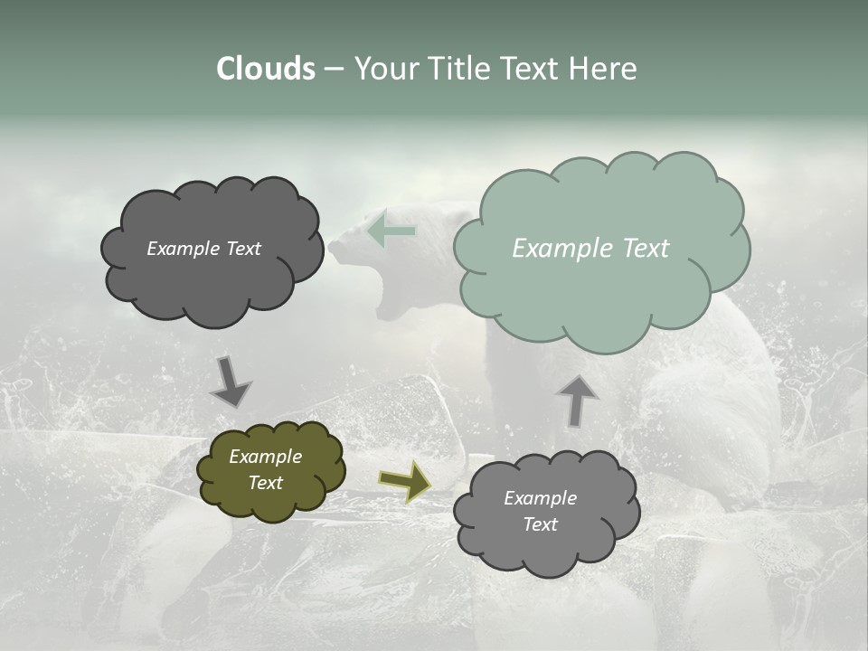 Predator Winter Extinct PowerPoint Template