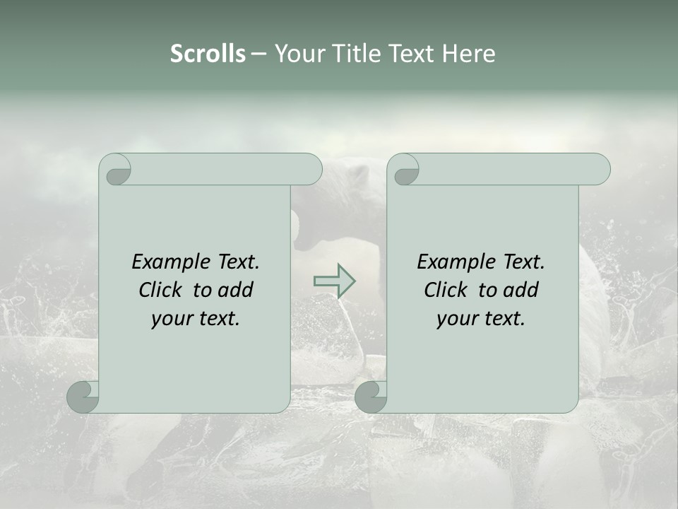 Predator Winter Extinct PowerPoint Template