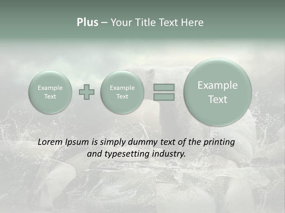 Predator Winter Extinct PowerPoint Template