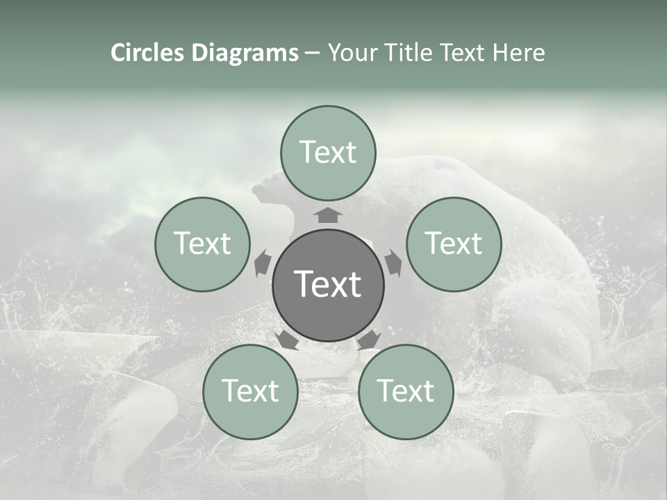 Predator Winter Extinct PowerPoint Template