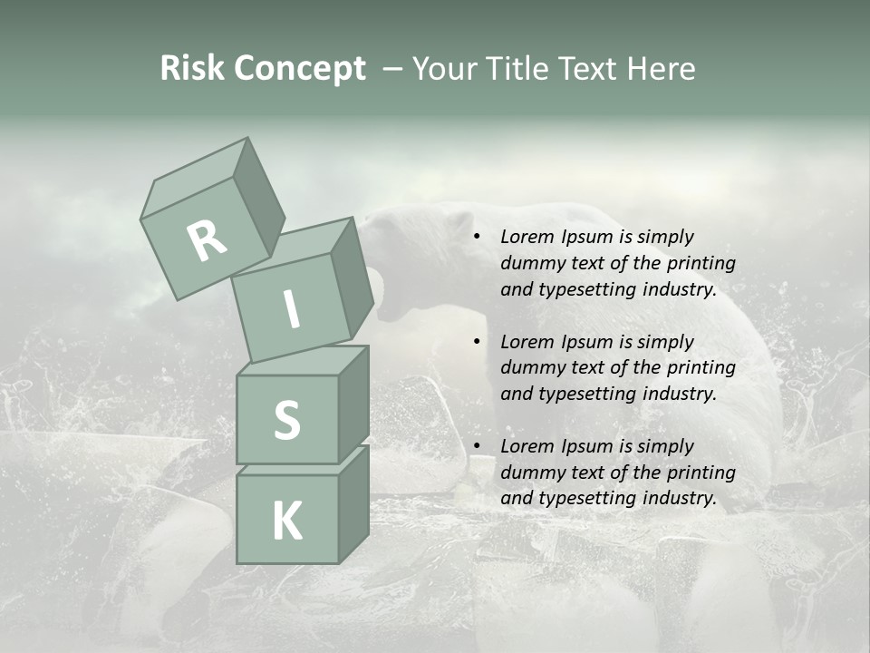 Predator Winter Extinct PowerPoint Template