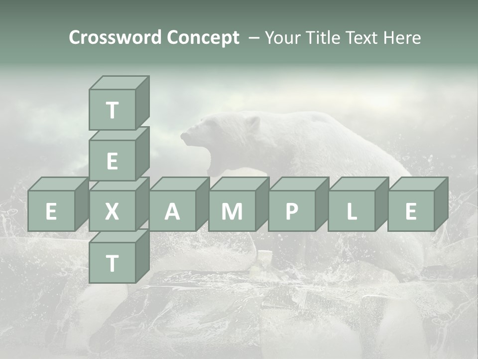 Predator Winter Extinct PowerPoint Template