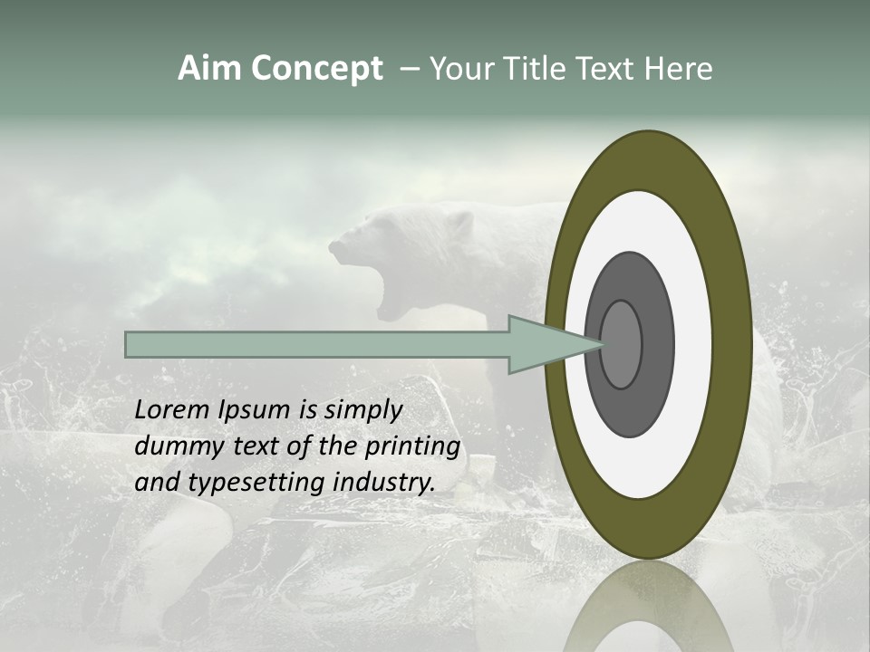 Predator Winter Extinct PowerPoint Template