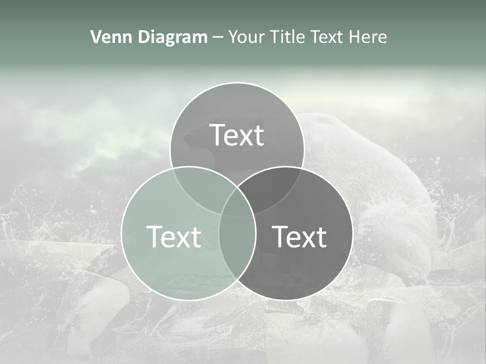 Predator Winter Extinct PowerPoint Template