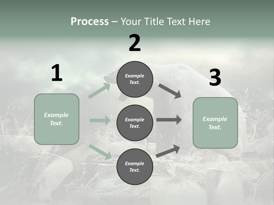 Predator Winter Extinct PowerPoint Template