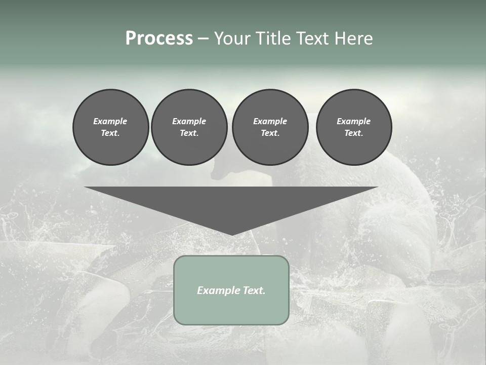 Predator Winter Extinct PowerPoint Template