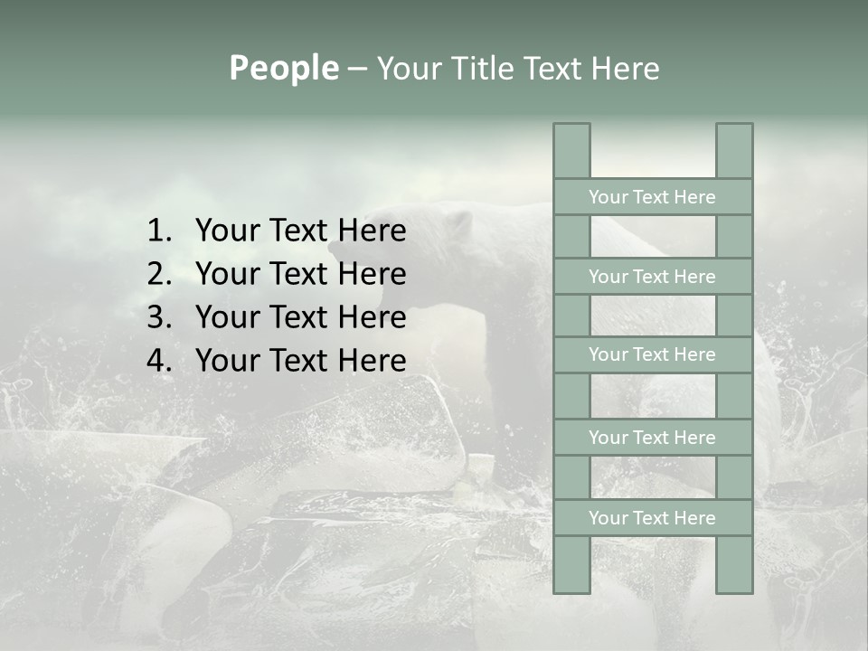 Predator Winter Extinct PowerPoint Template