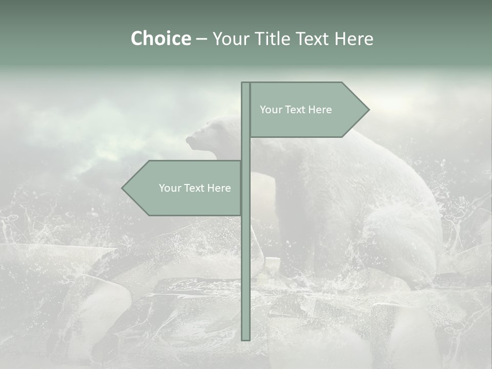 Predator Winter Extinct PowerPoint Template